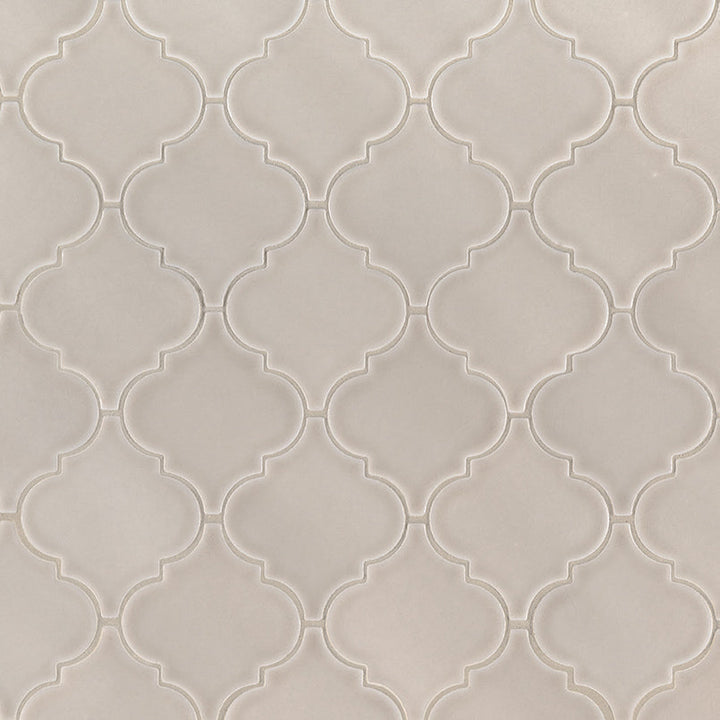 MS International Highland Park 12" x 12" Glossy Portico Pearl Arabesque