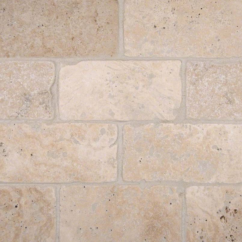 MS International Decorative Mosaic 12" x 12" Subway 3" x 6" Bologna Chiaro