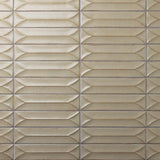 Marazzi Terramater 3.5" x 15" Wave Crest Glossy Moss