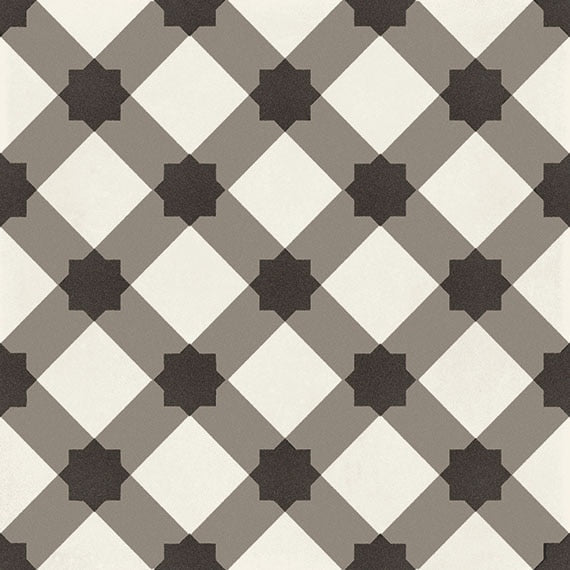 Marazzi D Segni 8" X 8" Deco Plaid Sand Blend