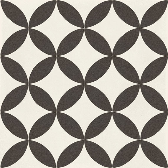 Marazzi D Segni 8" X 8" Deco Stella Smoke Blend