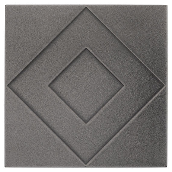 Marazzi Geometal 6" X 6" Geometric Gunmetal