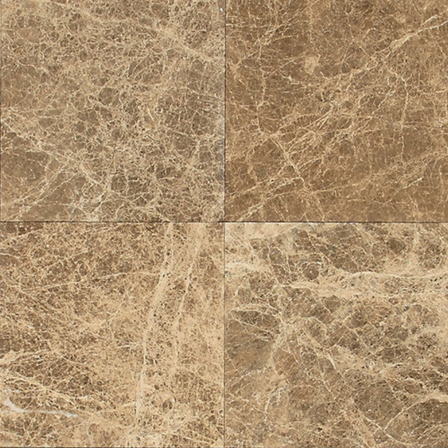 Daltile Marble 12" X 12" Polished Emperador Lt Cl