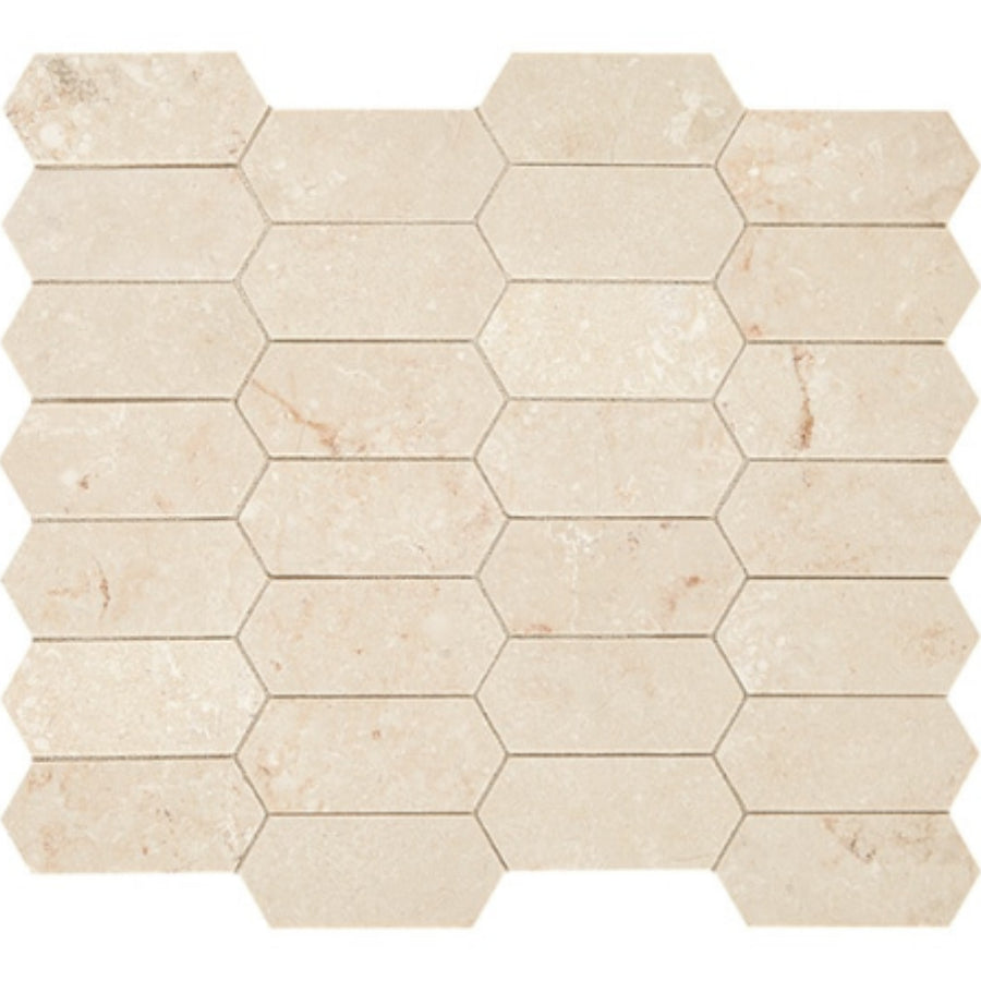 Daltile Marble 2" X 4" Elongated Hexagon Latte