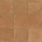 Bedrosians Cotto Nature 14" x 14" Gloss  Siena