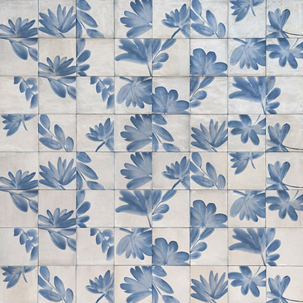 Marazzi Rice 6" x 6" Natural Deco Blossom