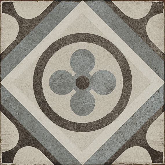 Daltile Quartetto 8" X 8" Deco Cool Petalo