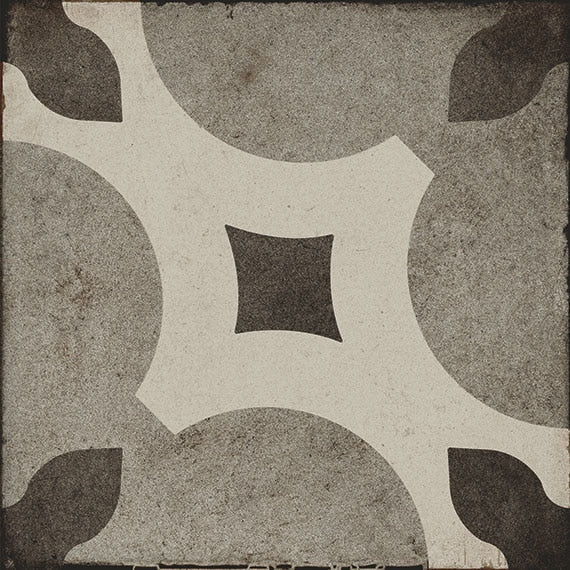 Daltile Quartetto 8" X 8" Deco Cool Piccolo Fiore