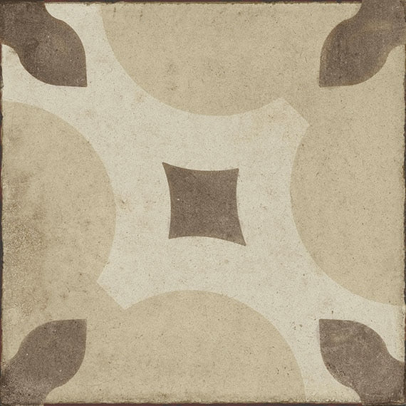 Daltile Quartetto 8" X 8" Deco Warm Piccolo Fiore