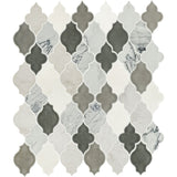 Daltile  Raine 11" X 11" Arabesque Cirrus Storm Bld