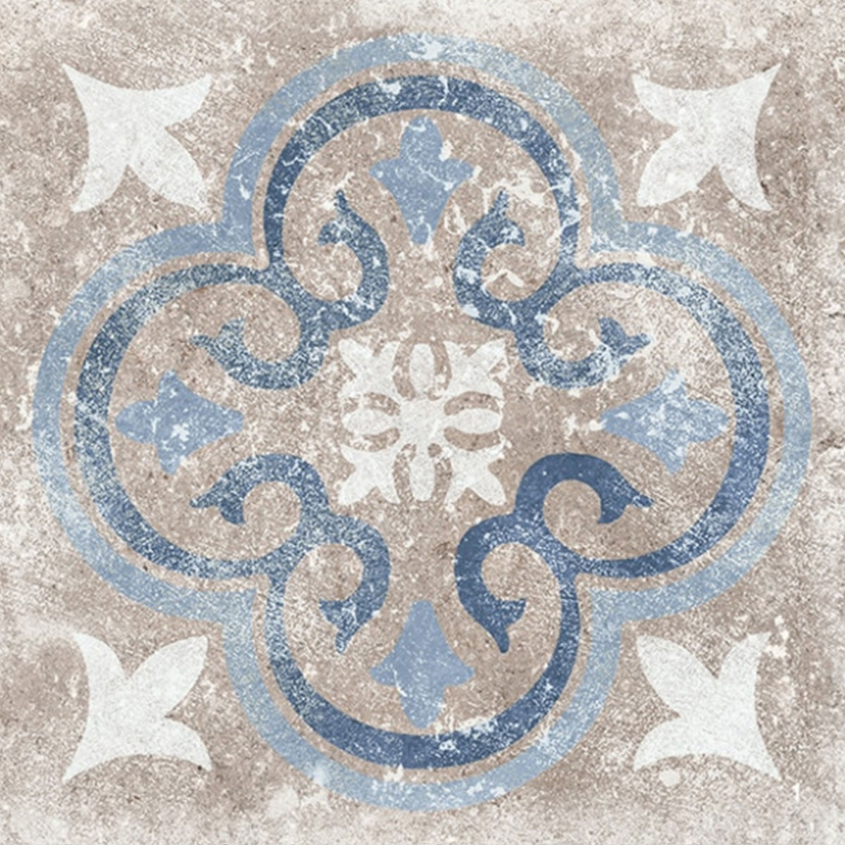 Marazzi Creativo 12" x 12" Deco Siena Blue