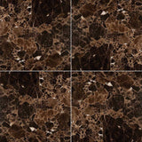 MS International Natural Stone Marble 18" x 18" Polished 9.6mm Emperador Dark