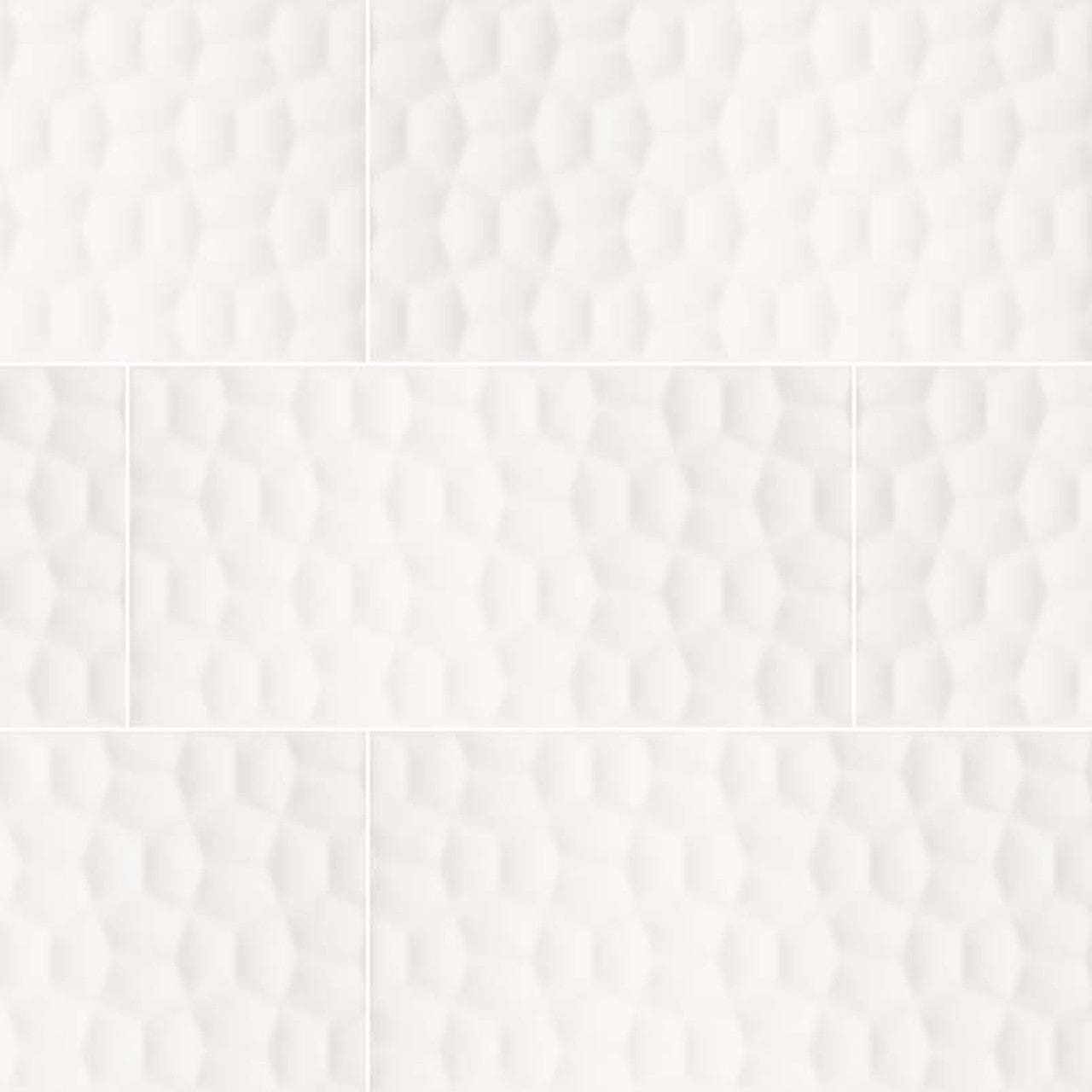 MS International Adella Viso 12" x 24" Matte 8.8MM White