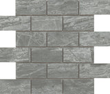 Emser Reserva 12" X 12" OFFset Mosaic 2" X 4"  Pampa 