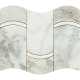Emser Calacata 9" x 12" Cupula Mosaic Honed Giallo 