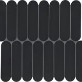Daltile Artefino Element 5.5" x 6" Capsule Mosaic 13" x 12" Charcoal