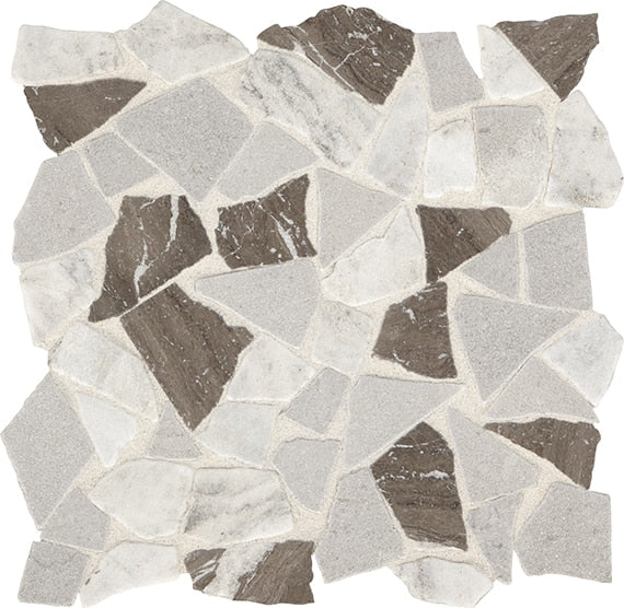 Marazzi Predella Irregular Shape River Pebble Tumbled Reverent Taupe Bld