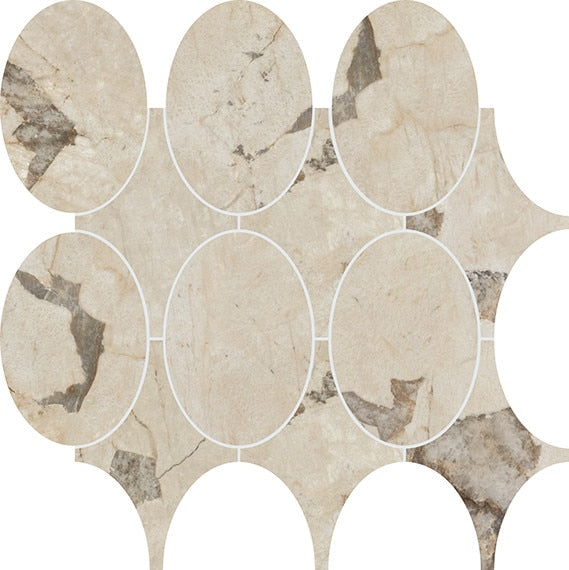 Marazzi Savoir 14" X 14" Mixed Mosaic Pierre