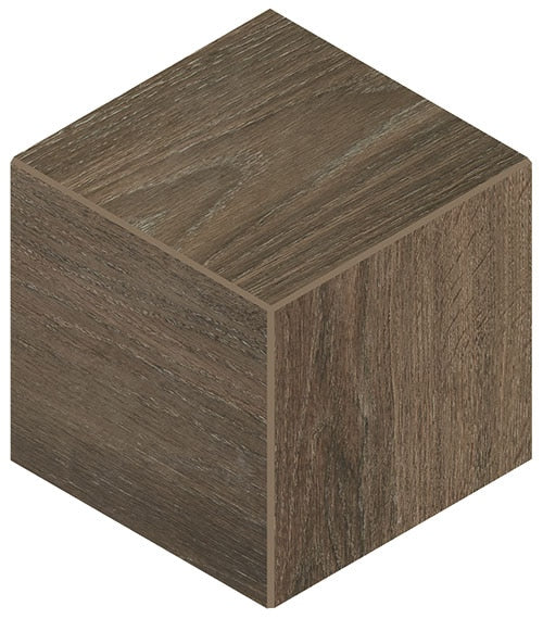 Daltile Emerson Wood 12" X 12" 3D Cube Microban Hickory Pecan