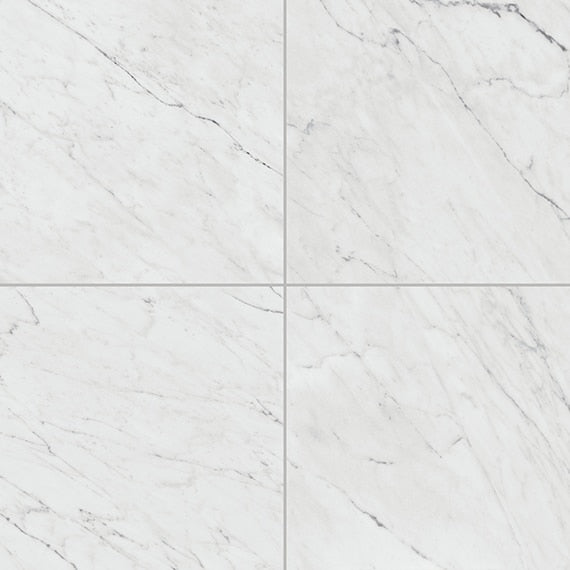Daltile Marble Attache Lavish 24" x 24" Polished Diamond Carrara