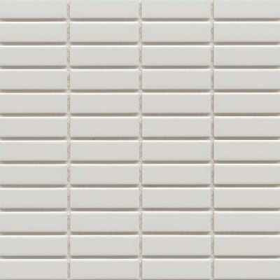 Emser Catch 11" X 12" Stack Mosaic 1" X 3" Glossy Gray 