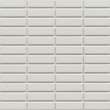 Emser Catch 11" X 12" Stack Mosaic 1" X 3" Glossy Gray 