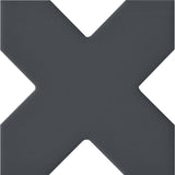 Emser Eclissi 5" x 5" Cross Matte Jet