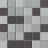 Emser Source 12"x12" Mosaic 2"x2" Dark Blend