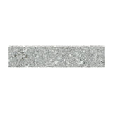 Emser Fragmento 3" x 12" Small Bullnose Matte Silvr