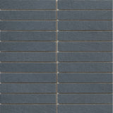 Emser Genesis 1" x 6" Stacked Mosaic 12" x 12" Matte  Denim
