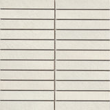 Emser Genesis 1" x 6" Stacked Mosaic 12" x 12" Matte  Ivory