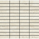 Emser Jargon 1" x 4" Stacked Mosaic 12" x 12" Honed   Ivory