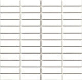 Emser Catch 11" X 12" Stack Mosaic 1" X 3" Glossy Ice 