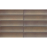 Emser Kaizen 2" x 8" Stacked Mosiac 9" x 15" Satin  Copper