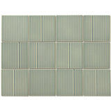 Emser Kanji 4" x 4" Mosaic 12" x 16" Glossy  Mori