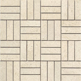Emser Lunara 1" x 3" Hatch Mosaic 12" x 12" Honed  Orion