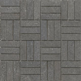 Emser Lunara 1" x 3" Hatch Mosaic 12" x 12" Honed  Vega