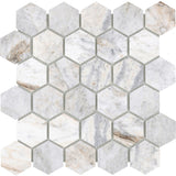 Emser Valsecca 2" x 2" Mosaic 12" x 12" Honed White 