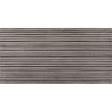 Emser Mimica 18" x 35" Groove Glossy Silver