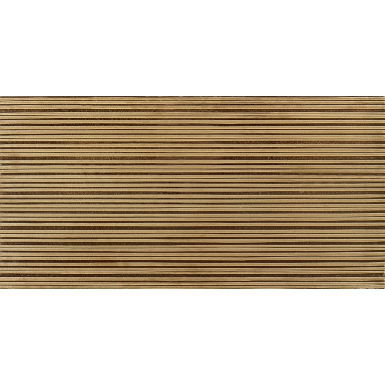 Emser Mimica 18" x 35" Groove Glossy Gold