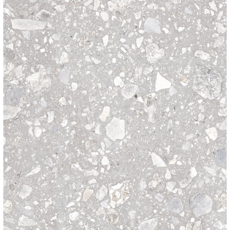 Emser Mixt 2.0 24" x 24" Pebble Matte Silver