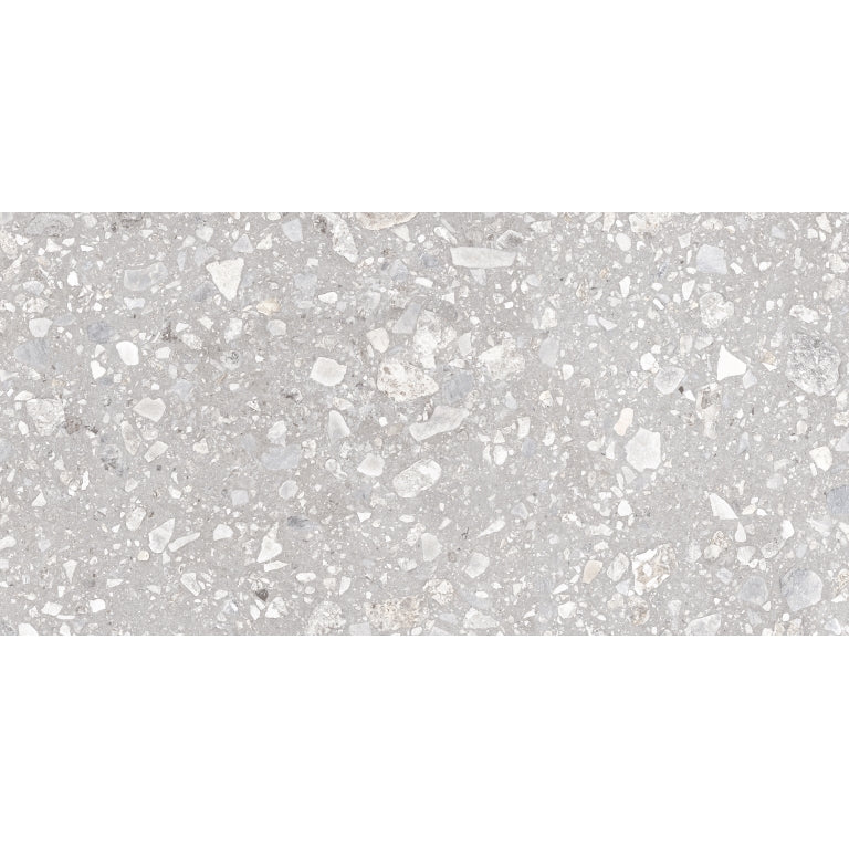 Emser Mixt 2.0 24" x 47" Pebble Matte Silver