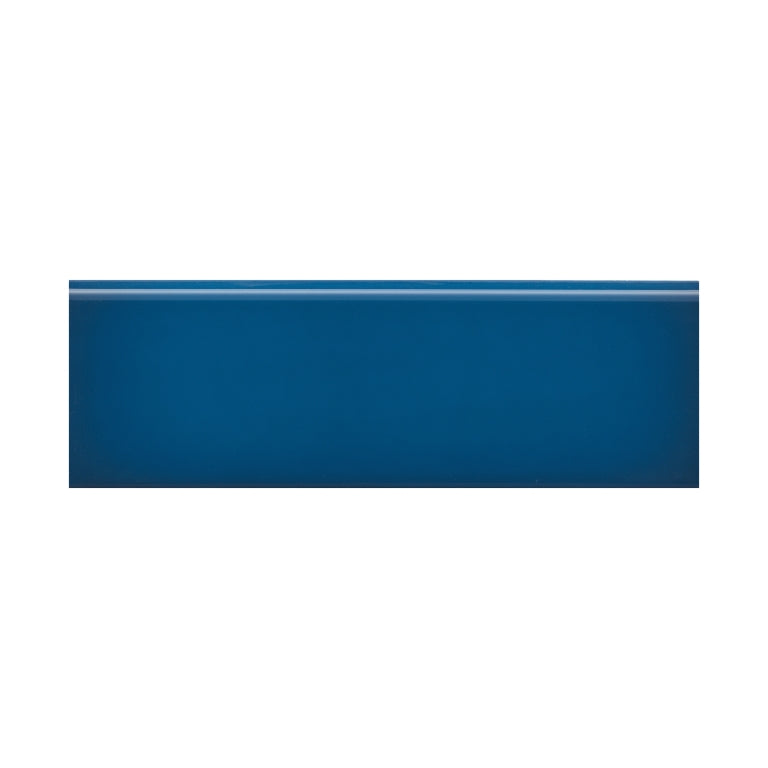 Emser Ombre 4" x 12" Bullnose Glossy Blue