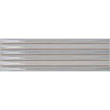 Emser Paralline 1" x 18" Stacked Mosaic 5" x 18" Glossy  Ash