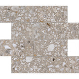Emser Perenne 3" x 6" Offset Mosaic 12" x 12" Matte Slim Mist