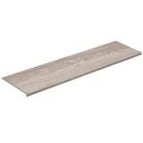 Emser Radiant 13" x 47" Indoor R11 Stair Tread Plain Moon