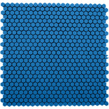 Emser Revify 0.4" x 0.5" Mosaic 11" x 11" Matte Marine 