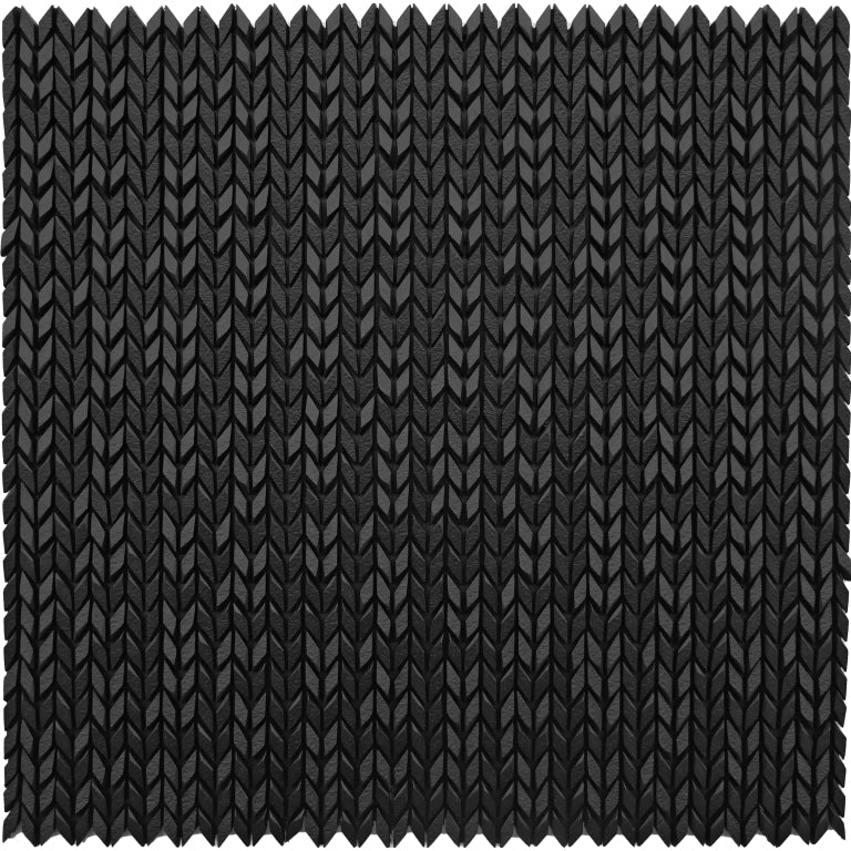 Emser Revify 0.1" x 0.6" Weave Mosaic 12" x 12" Matte Nero