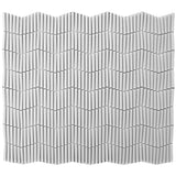 Emser Revify 0.1" x 1.3" Keys Mosaic 10" x 12" Matte  White 