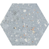 Emser Tatsu 10" x 11" Hexagon Satin Azul 